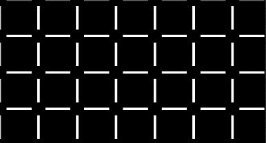 Illusione Dei Cerchi Neri Che Esistono